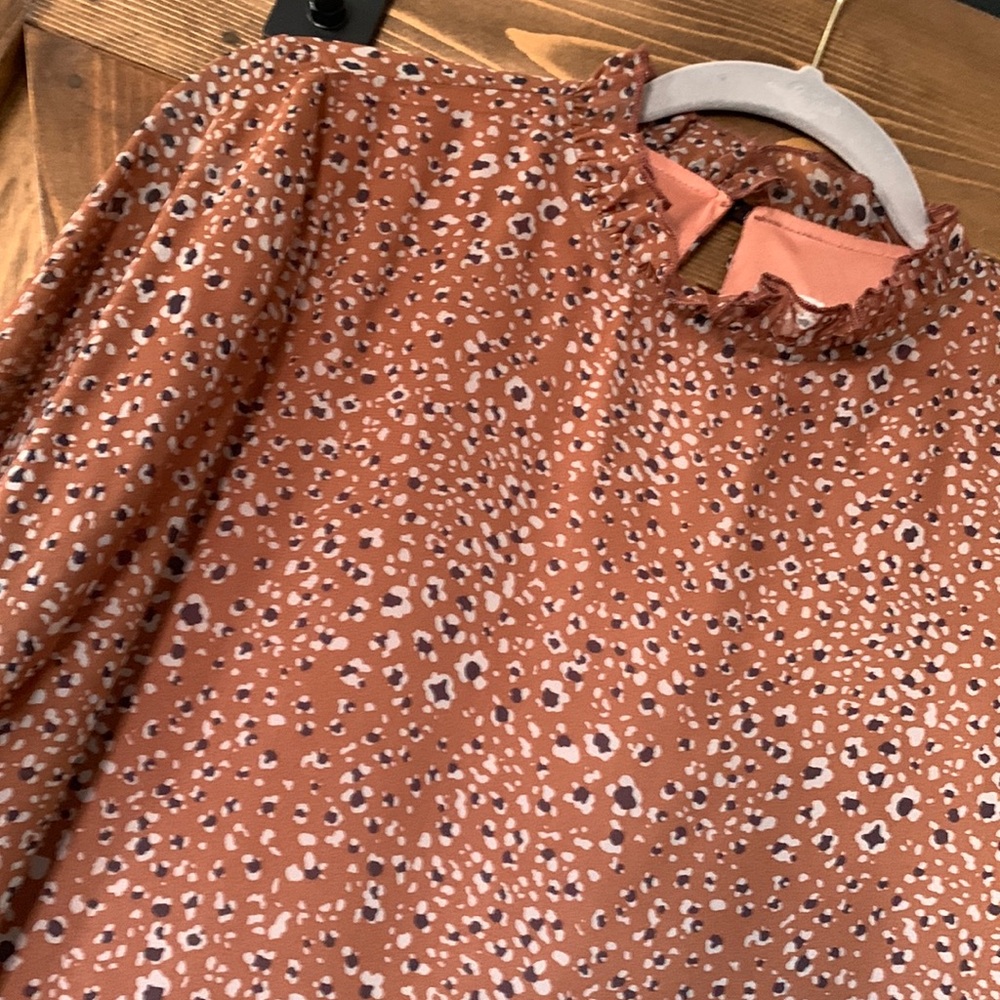 Cheetah print dress